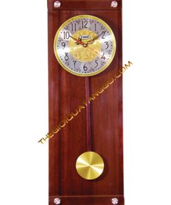 Đồng Hồ Gỗ Treo Tường Hình Chữ Nhật