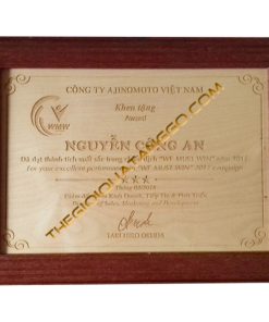 Bảng Vinh Danh - Bằng Khen Gỗ Khắc Tên