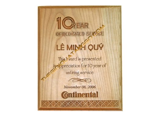 Bảng Vinh Danh Gỗ