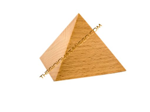 Chặn Giấy Gỗ Kim Tự Tháp
