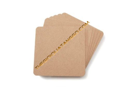 Đế Lót Ly Gỗ MDF Vuông
