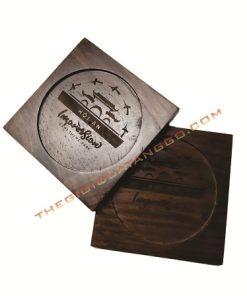 Đế Lót Ly Gỗ Cao Cấp Walnut