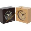 Đồng hồ để bàn gỗ beech hình vuông