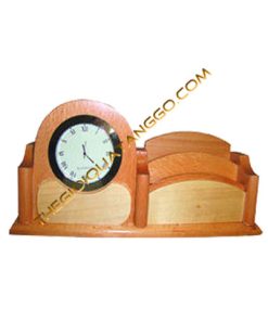 Đồng hồ gỗ để bàn 2 màu