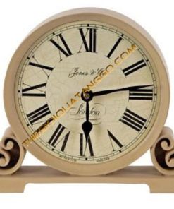 Đồng hồ gỗ để bàn có chân đứng