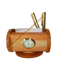 Đồng hồ gỗ để bàn quà tặng