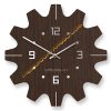 Đồng Hồ Gỗ Treo Tường Hình Bánh Răng