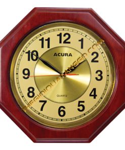 Đồng Hồ Gỗ Treo Tường Hình Bát Giác