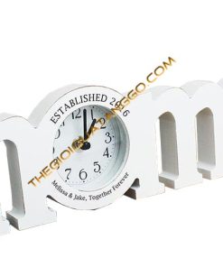 Đồng hồ gỗ treo tường home