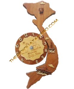 Đồng Hồ Gỗ Treo Tường Nước Việt Nam