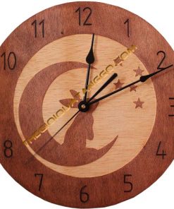 Đồng hồ gỗ treo tường quà tặng