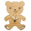 Đồng Hồ Gỗ Treo Tường Con Gấu