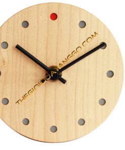 Đồng Hồ Gỗ Treo Tường Hình Tròn