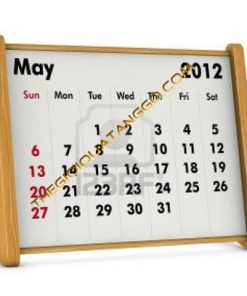 Giá Lịch Gỗ Để Bàn