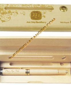 Hộp Bút Gỗ Maple Một Màu Lớn