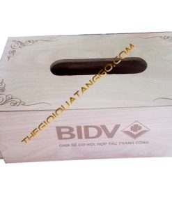 Hộp Đựng Khăn Giấy Ngân Hàng BIDV