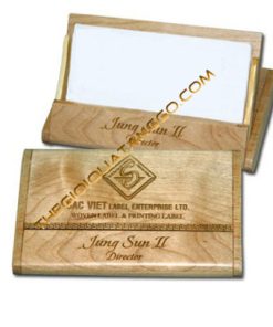 Hộp Gỗ Đựng Name Card Khắc Laser