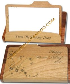 Hộp Gỗ Đựng Name Card Khắc Laser Quà Tặng