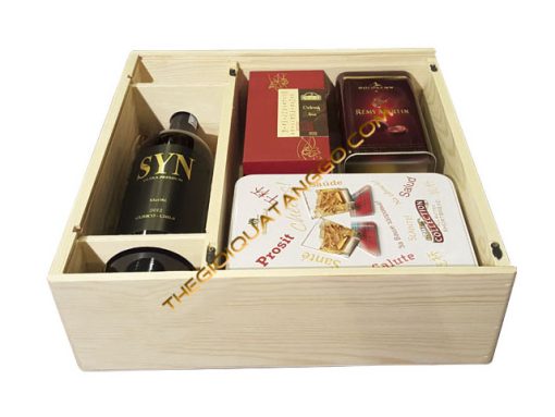 Hộp Gỗ Đựng Quà Biếu Tết