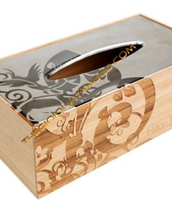 Hộp Khăn Giấy Gỗ Khắc Laser