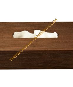 Hộp Khăn Giấy Nâu Đen