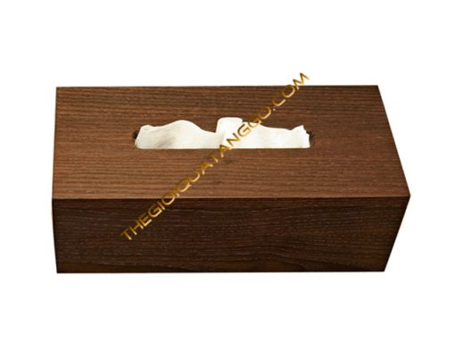 Hộp Khăn Giấy Nâu Đen