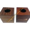 Hộp Khăn Giấy Vuông Gỗ Walnut Cao Cấp