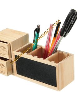 Hộp Lọ Cắm Bút Gỗ Quà Tặng Doanh Nghiệp