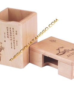 Hộp Lọ Cắm Bút Gỗ và Hộp Đựng Name Card