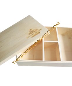 Hộp Quà Tết Gỗ Maple Chia Ngăn