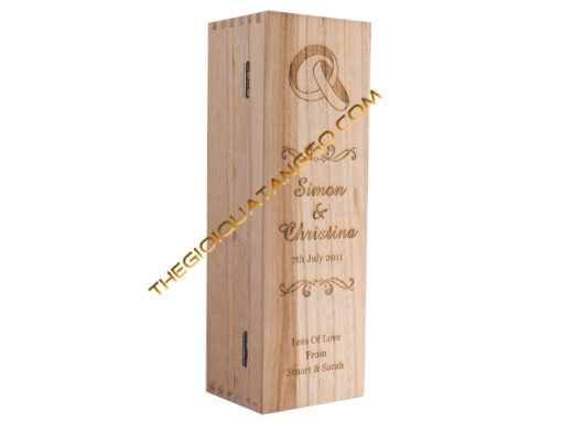 Hộp Rượu Gỗ Quà Tặng