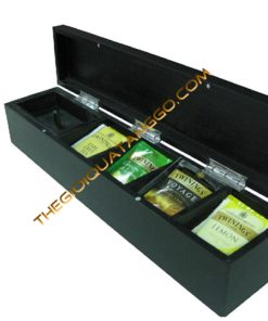 Hộp Trà Gỗ 5 Ngăn