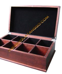 Hộp Trà Gỗ 8 Ngăn