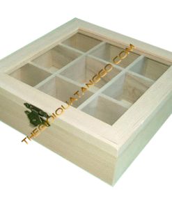 Hộp Trà Gỗ 9 Ngăn