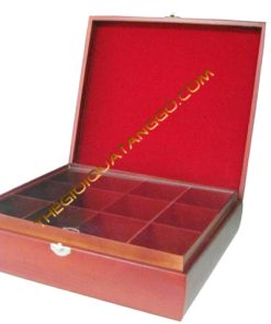 Hộp Trà Gỗ Dùng Làm Quà Biếu