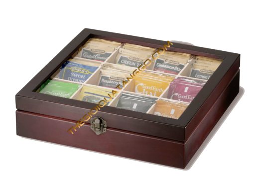 Hộp Trà Gỗ Mặt Kiếng