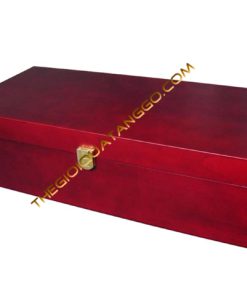 Hộp Trà Gỗ Màu Đỏ