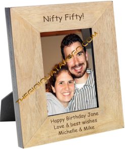 Khung Ảnh Gỗ Khắc Laser Để Bàn