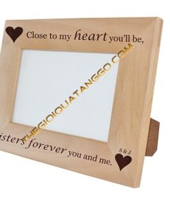 Khung Hình Gỗ Để Bàn Khắc Laser