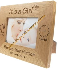 Khung Hình Gỗ Khắc Laser Để Bàn Đẹp