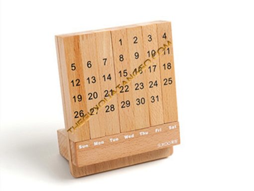 Lịch Gỗ Để Bàn Từng Tháng