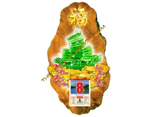 Lịch gỗ treo tường thuận buồm xuôi gió