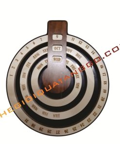 Lịch Gỗ Treo Tường Vòng Tròn