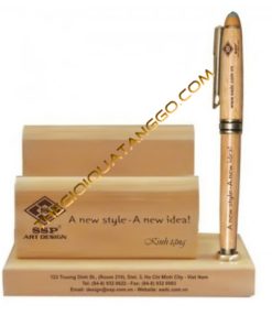 Lọ Cắm Bút Gỗ Quà Tặng Quảng Cáo