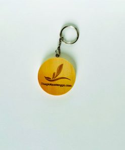 Móc khóa gỗ logo thương hiệu