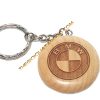 Móc Khóa Gỗ Logo Xe Hơi BMW