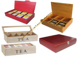 Hộp Trà Gỗ