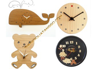 Đồng Hồ Gỗ Treo Tường