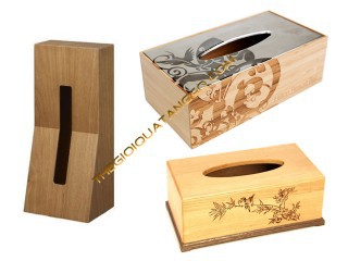Hộp Khăn Giấy Gỗ